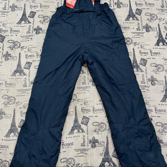 Weatherproof 32 Degree NWT! Black Adjustable Zip Off Suspender Snow Pants - Picture 10 of 11